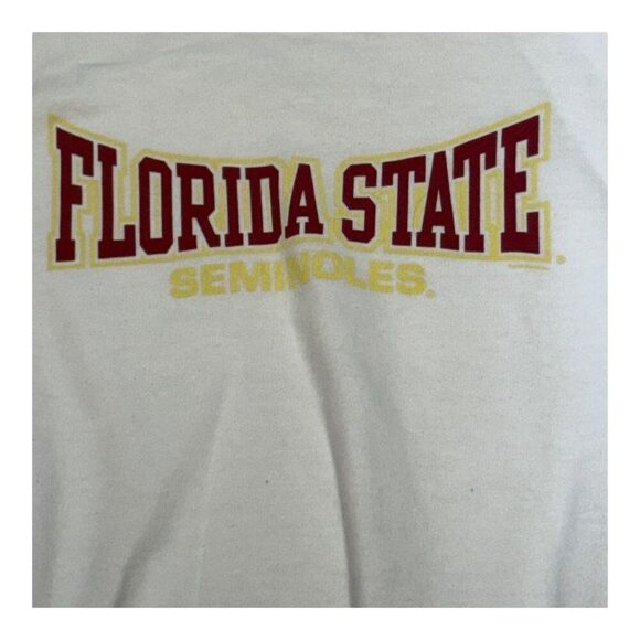 Vintage Florida State Seminoles FSU Sweatshirt XL Jerzees Cotton Blend Retro - Picture 1 of 5